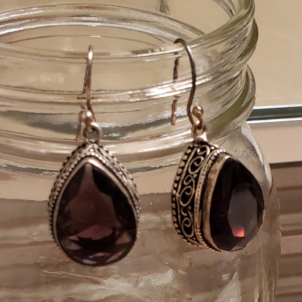 New Amethyst Earrings